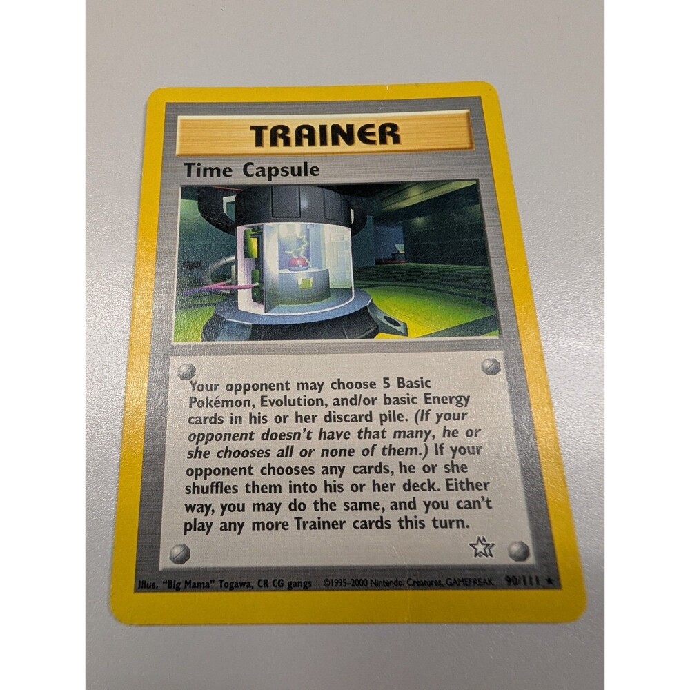 Time Capsule 90/111 Neo Genesis Regular pokemon card rare Vintage